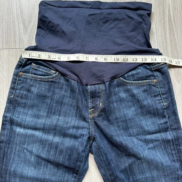 Citizens Of Humanity Dark Blue Straight Leg Jeans - Picture 5 of 14